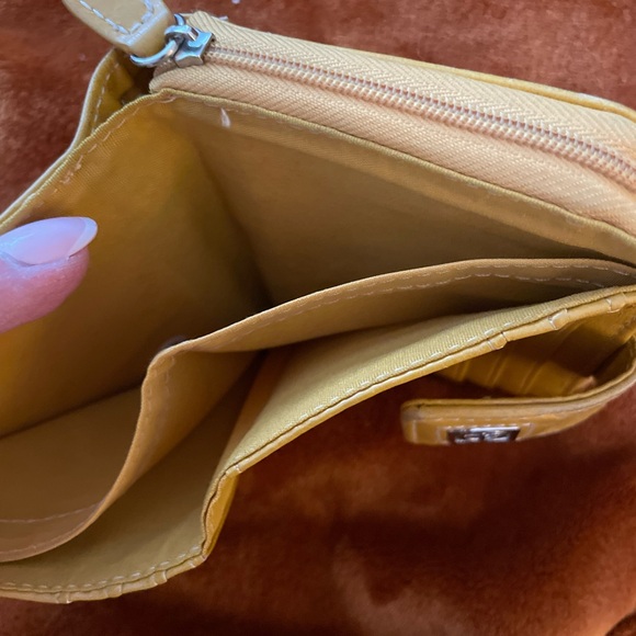 Yellow Leather Wallet - Picture 8 of 9